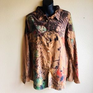 Button Down Horse Shirt